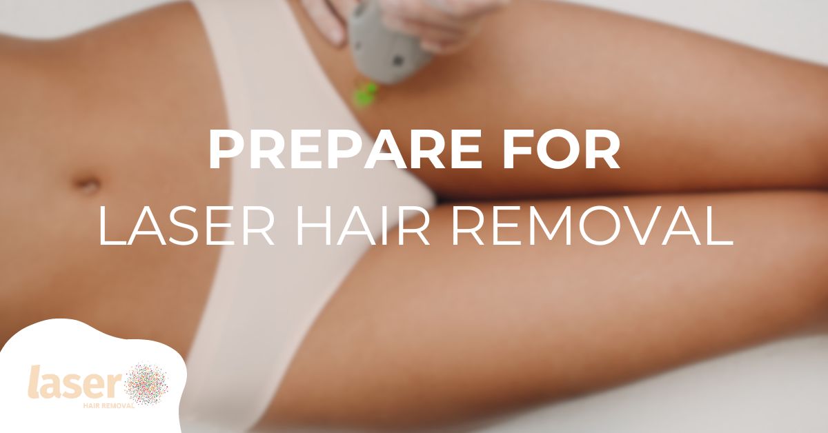 Prepare for laser hair removal