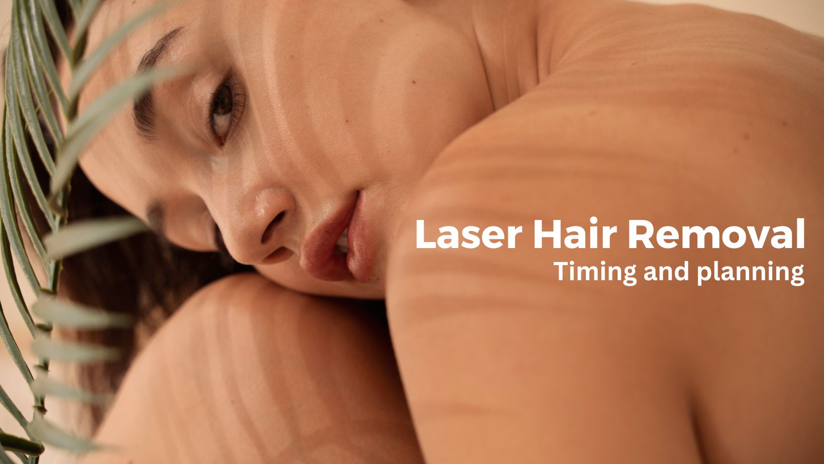 Laser hair removal timing and planning banner